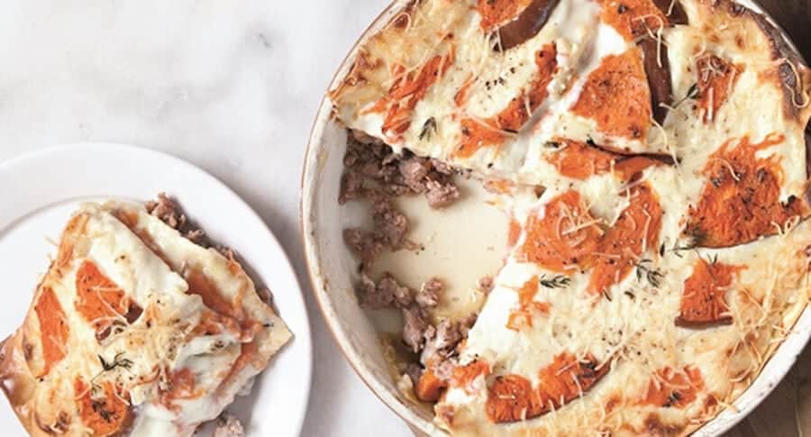 Lasagne met pompoen