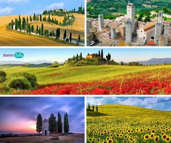 Hotspots in Toscane