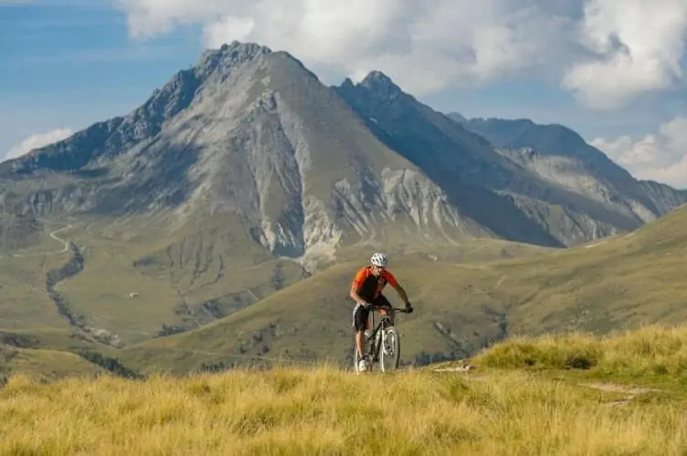 mountainbiken in Italië