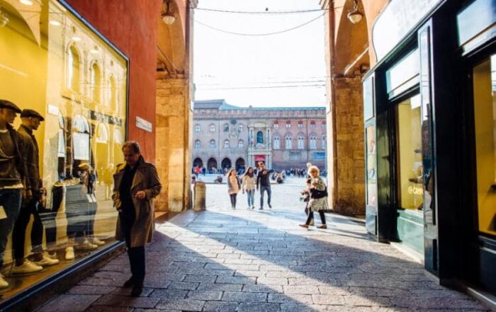 De pleinen van Bologna