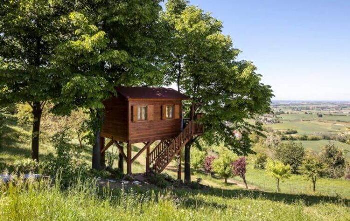 boomhut italie monferrato