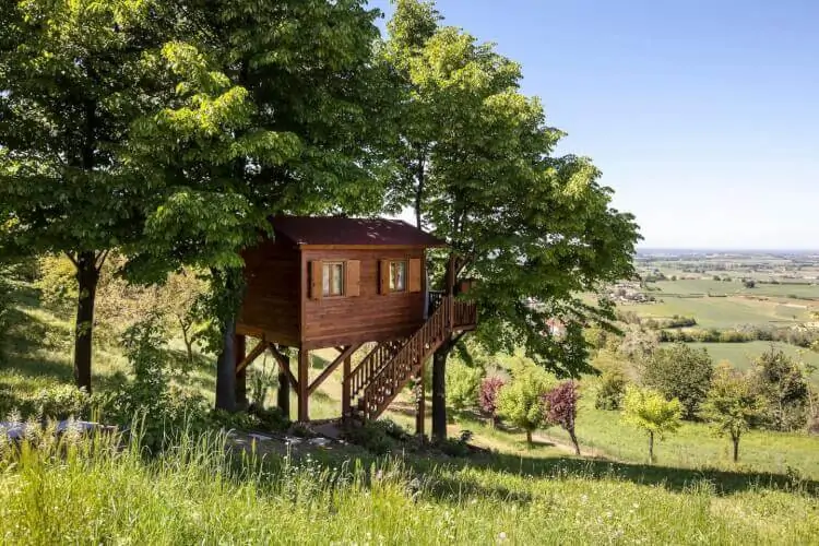 boomhut italie monferrato