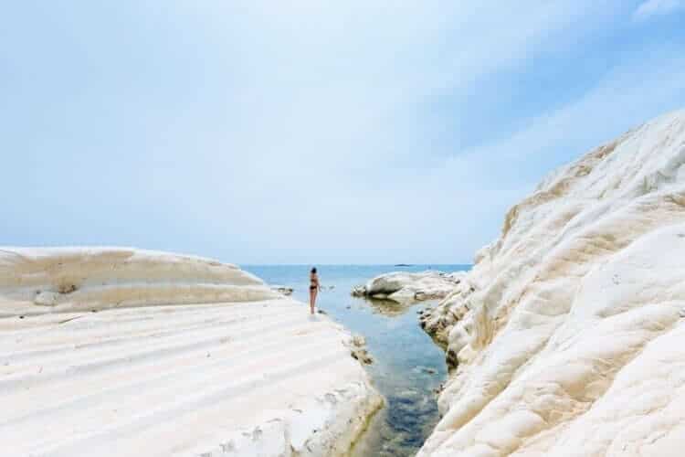 Natuurwonder Scala dei Turchi aan de Siciliaanse kust