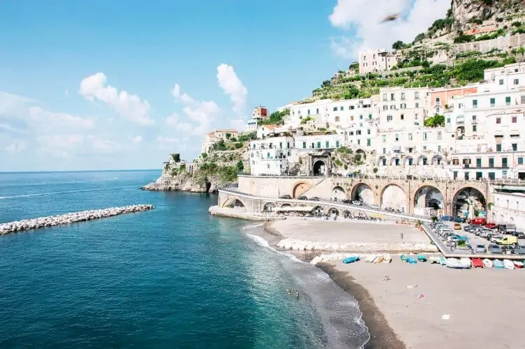 atrani strand Amalfi kust