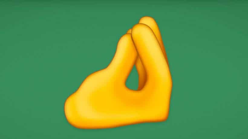 emoji_italiaans-handgebaar Dít herkenbare Italiaanse gebaar zit bij de nieuwe emoji’s