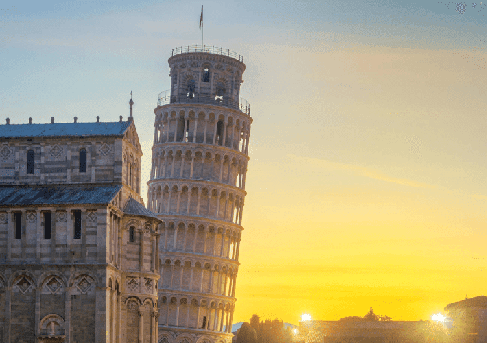 blootstelling vinger Purper Toren van Pisa, van scheefgezakt lachertje tot Italiaans icoon