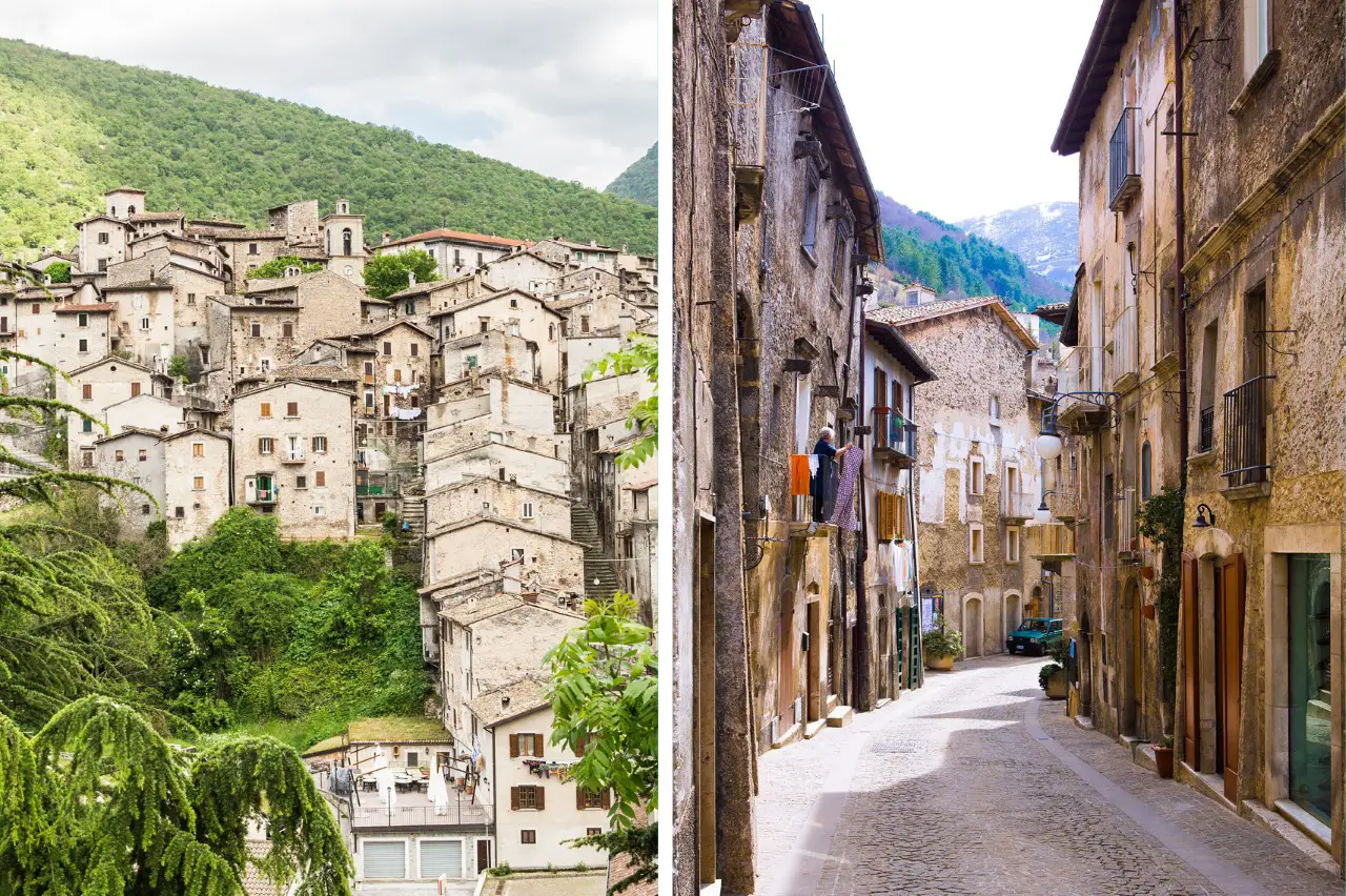 Borghi dorpjes Scanno Abruzzo