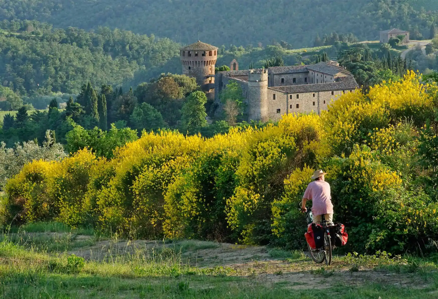 Umbrie per fiets