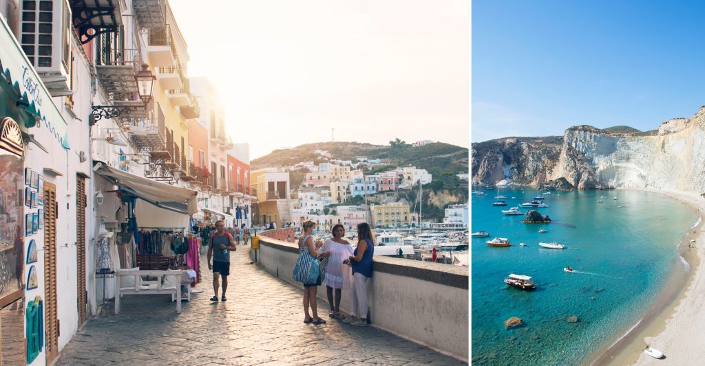 Ponza, eiland voor de kust van Lazio