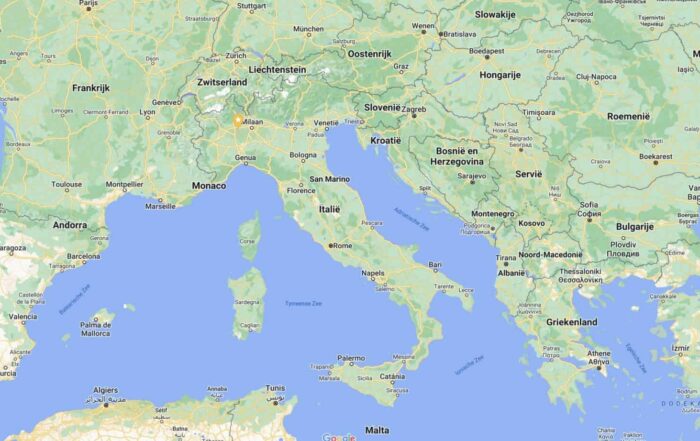 kaart italie