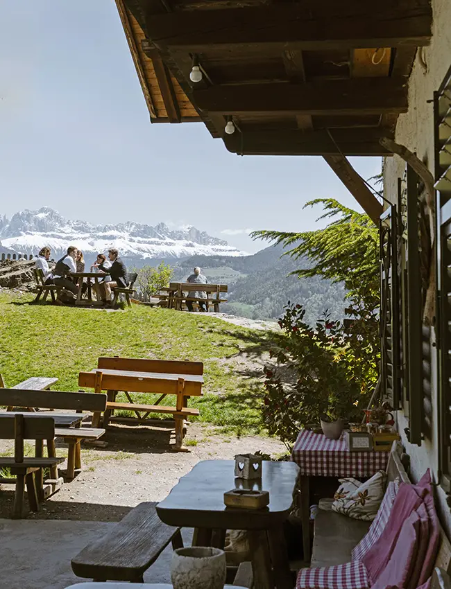 Bolzano Renon baumannhof lunch