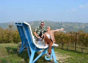 Erik en Lisa reisstel in Italie