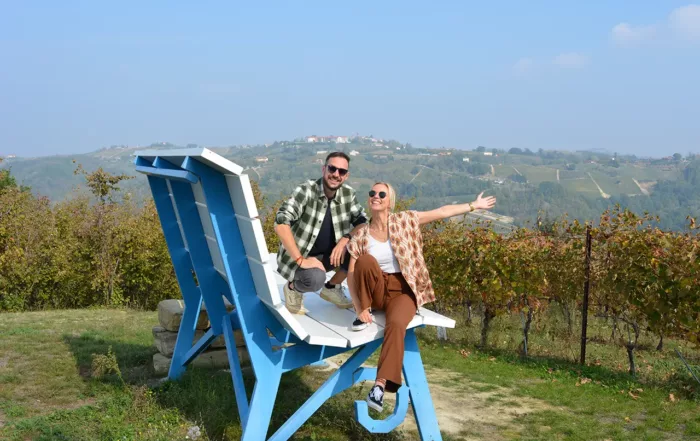 Erik en Lisa reisstel in Italie