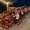 Montesoffio agriturismo aan tafel