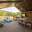 Camping Le Marche in de tent