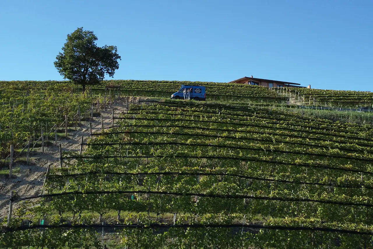 Uitzichtpunt Piemonte met de camper