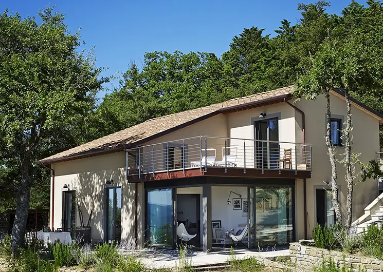 Villa met uitzicht op het meer van Trasimeno