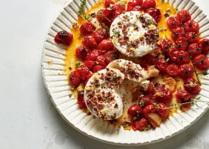 Geroosterde tomaten met ricotta