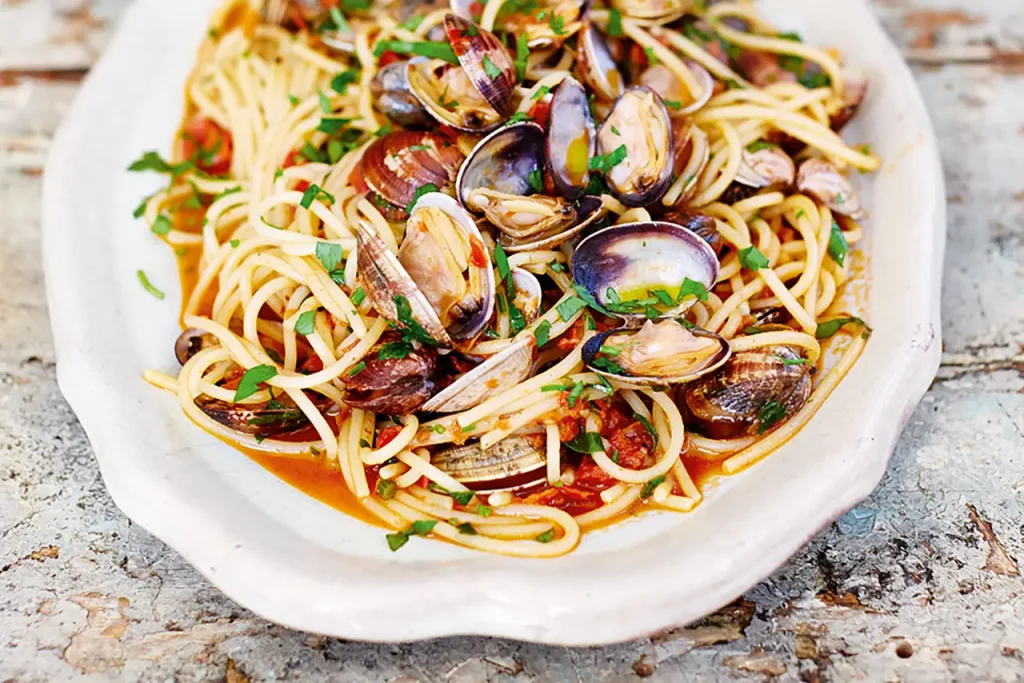 Pasta vongole Jamie Oliver