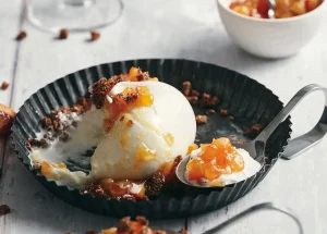 Burrata met bloedsinaasappel