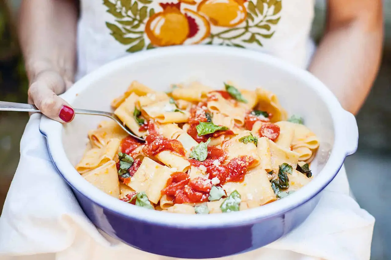 Paccheri recept met tomatensaus