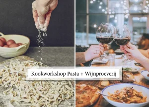 Workshop pasta maken en wijn proeven