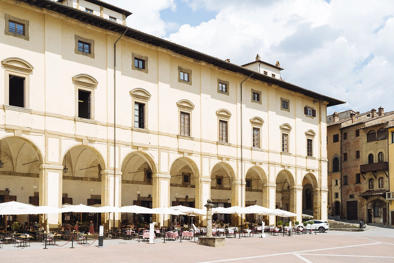 piazza Grande-in-Arezzo Martina weet precies waar je het lekkerst eet in Arezzo (Toscane)