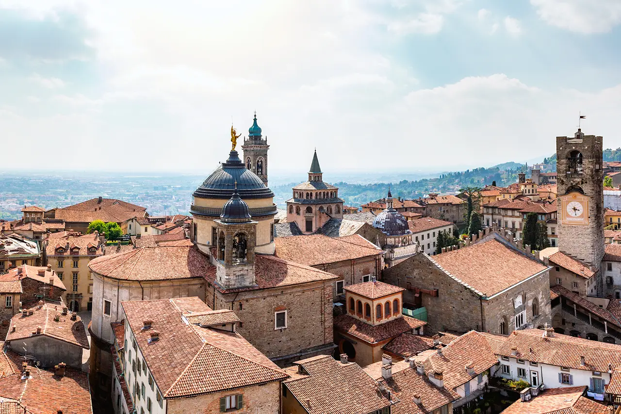 Bergamo van boven