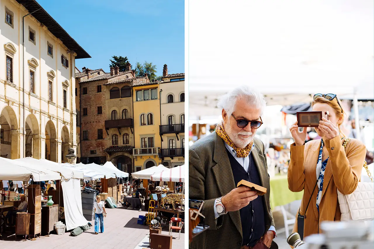 Arezzo antiekmarkt