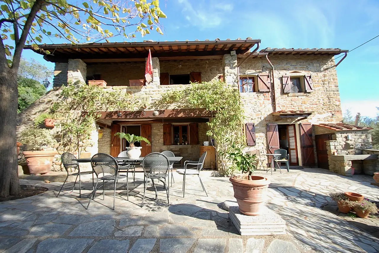 Boerenhuis met prachtig uitzicht in Toscane