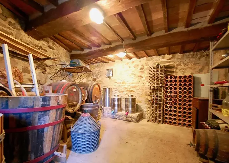 Boerenhuis te koop Toscane wijnkelder