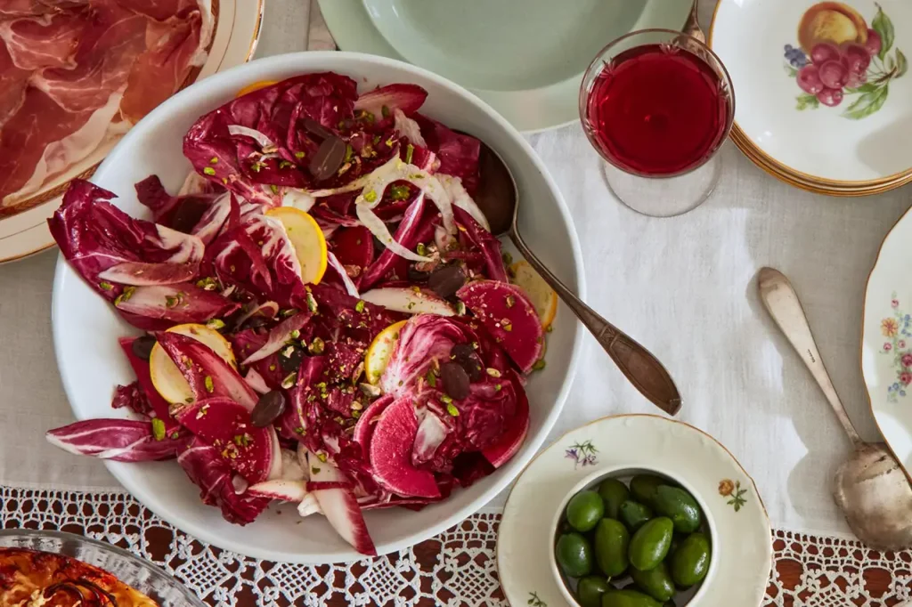 Salade van radicchio