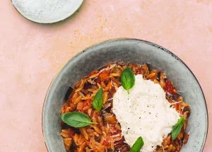 Orzo alla norma Pien