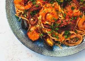 Spicy Linguine recept Pien