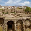 Herculaneum uitzicht berg Vesuvius