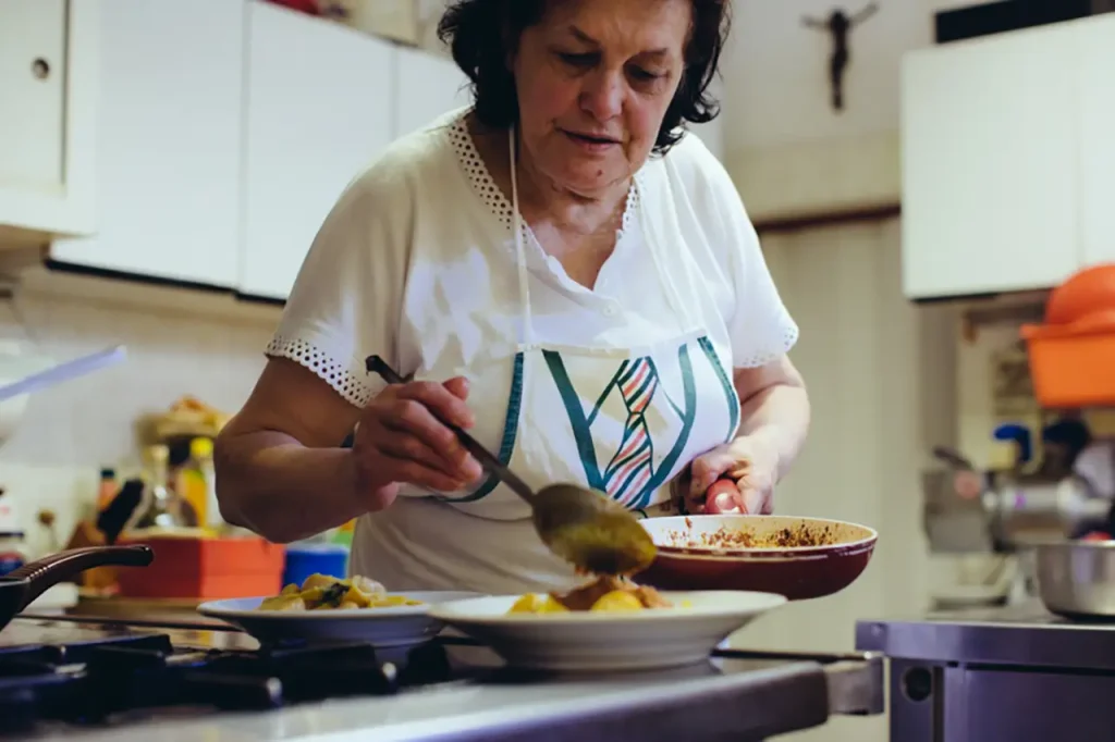 Pasta maken met pompoen