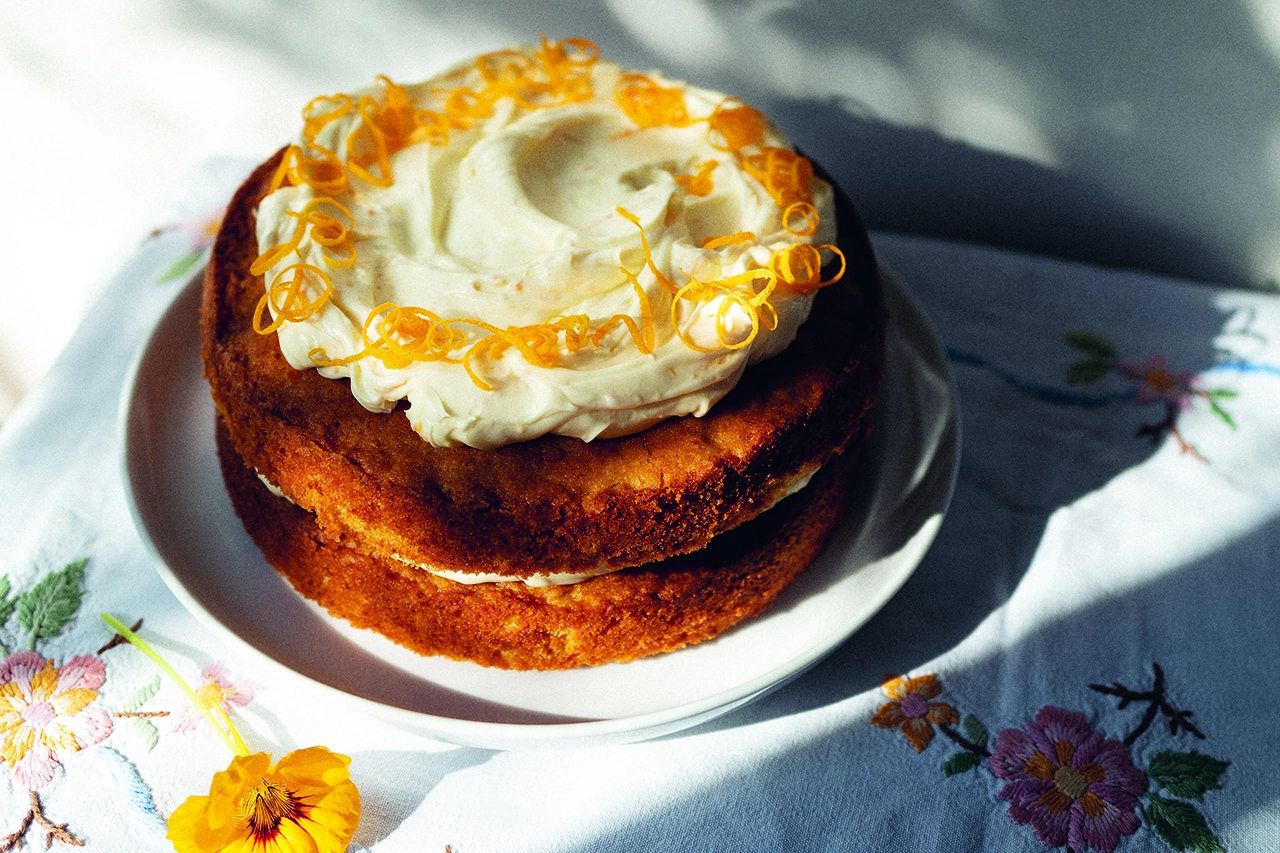 Spiced pumpkin cake Pompoentaart