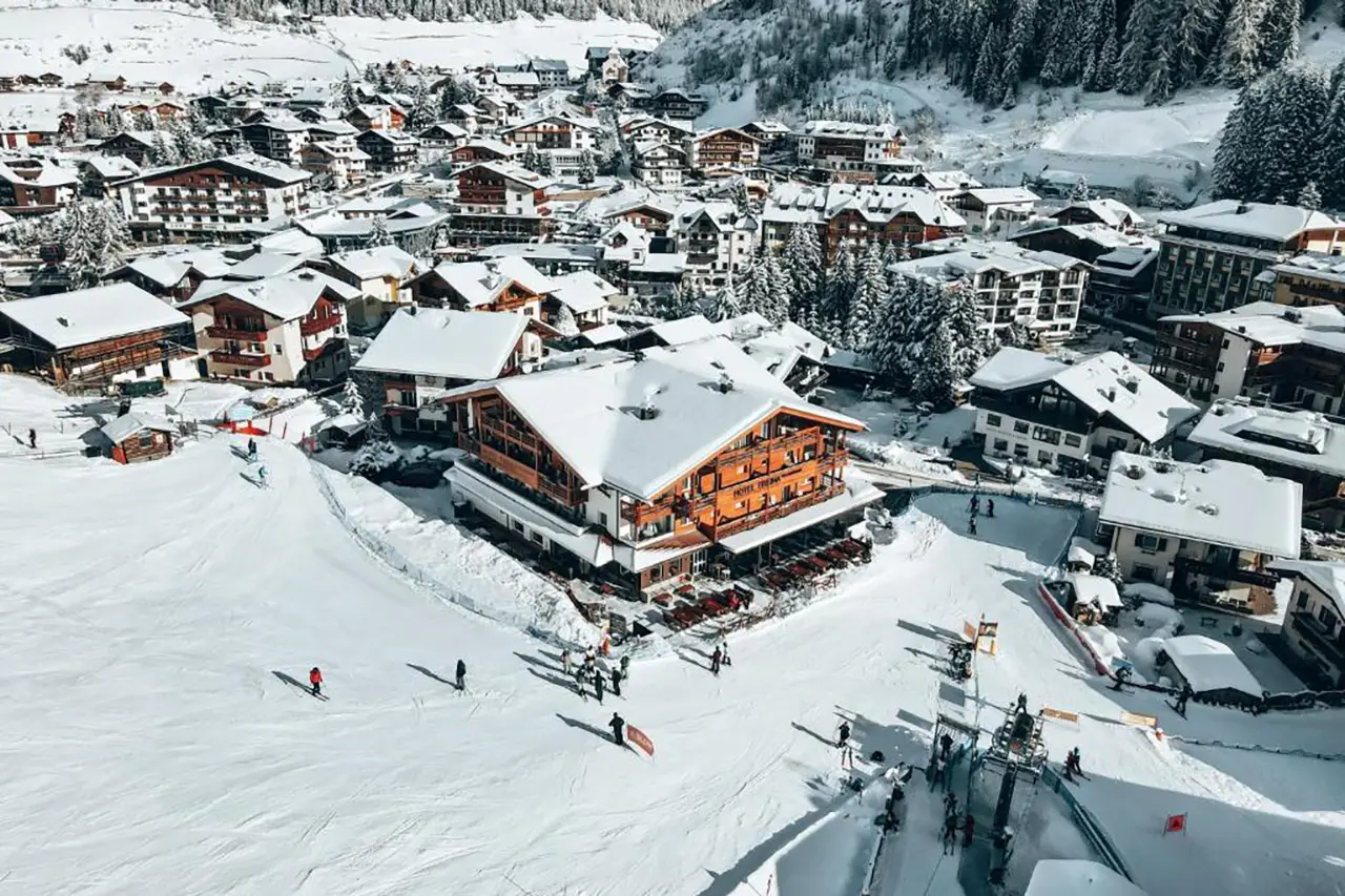 Hotel Freina aan de piste in Val Gardena