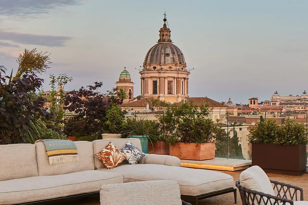 Wie neem je mee naar luxe Bulgari Hotel Roma