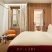 Hotel van Bulgari in Rome Slaapkamer