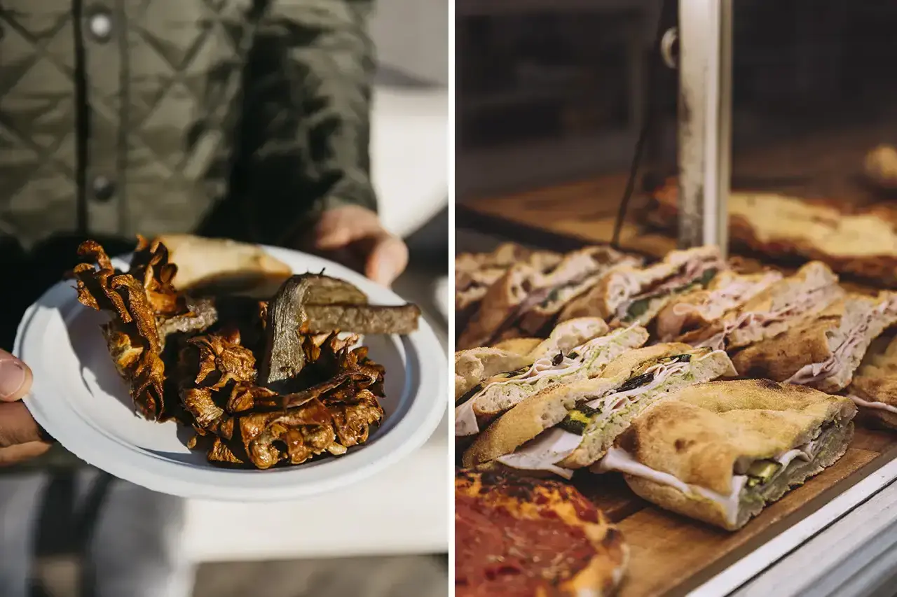 Rome Artisjokken gevulde bianca pizza streetfood