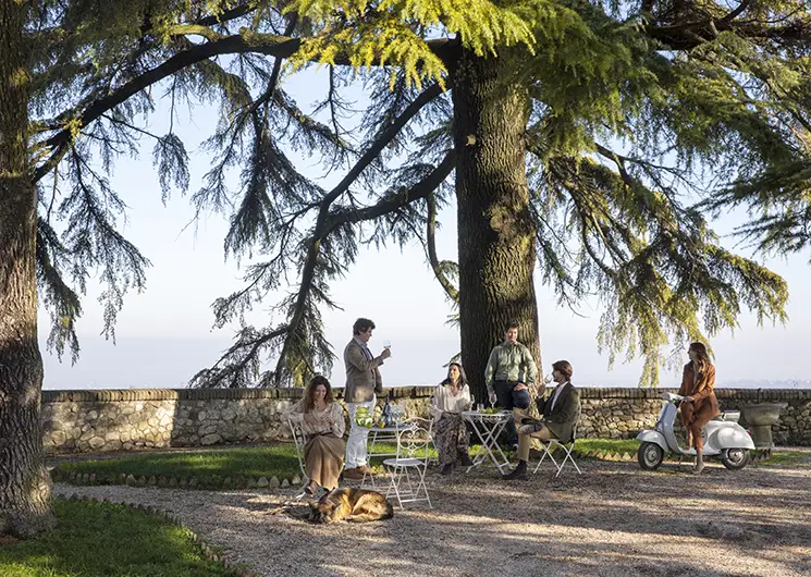 Castello Tabiano tuin