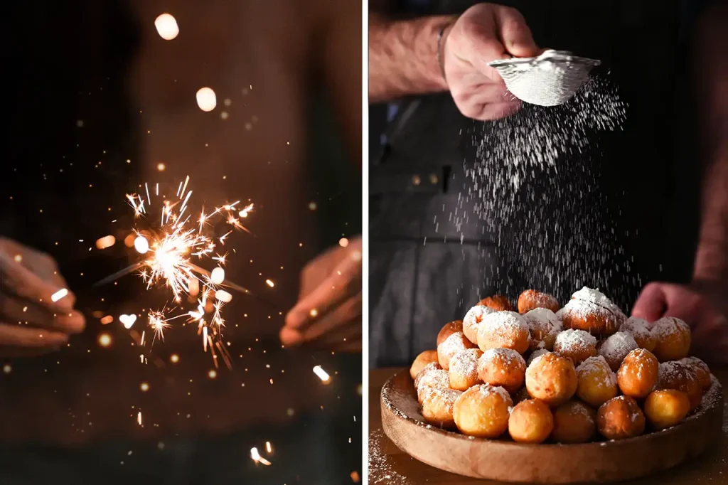 Italiaanse Struffoli Oliebollen