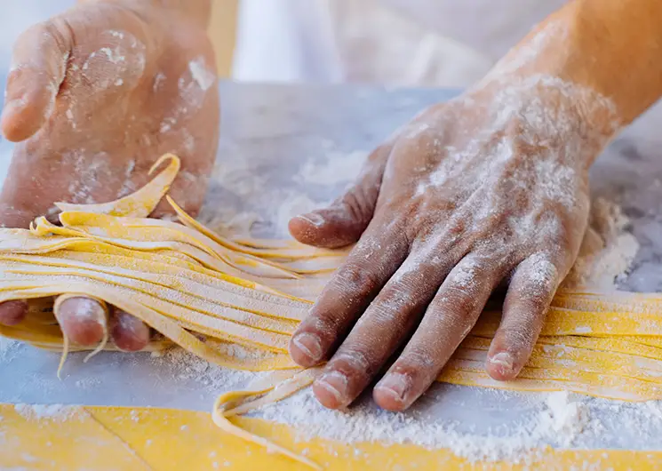 Pasta maken Borgo Castello Panicaglia