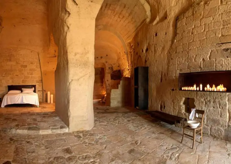 Sextantio Matera slaapkamer