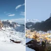 Wintersportgebieden Italie