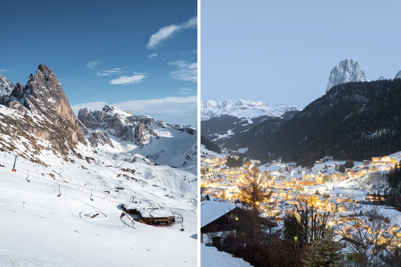 Wintersportgebieden Italie
