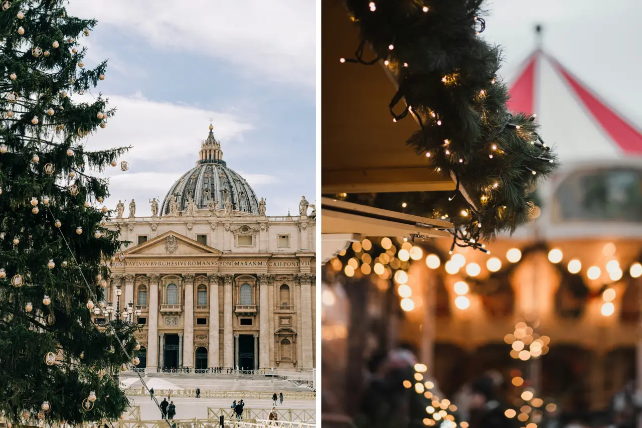 kerstmarkten in Rome