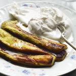 Aubergine met burrata recept