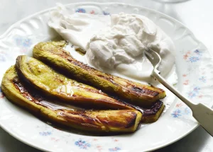 Aubergine met burrata recept